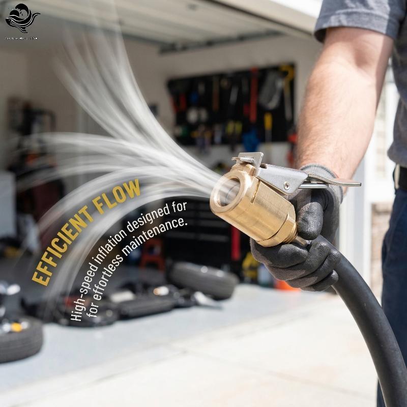 Adaptador De Clipe De Ar Para Pneu De Latão PFG Bocal De Localização Resistente Carro Tru Bike Inflator Pump Tool Conexã