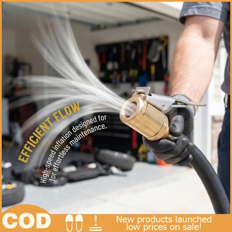 Hot > Adaptador De Clipe De Ar Para Pneu De Latão Bocal De Localização Resistente Carro Tru Bike Inflator Pump Tool Cone