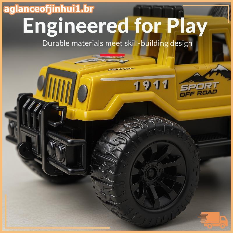 [AGBR] Brinquedo De Plástico Off Road Monster Tru Para Crianças , Veículo De Inércia Movido A Fricção , Carro Resistente