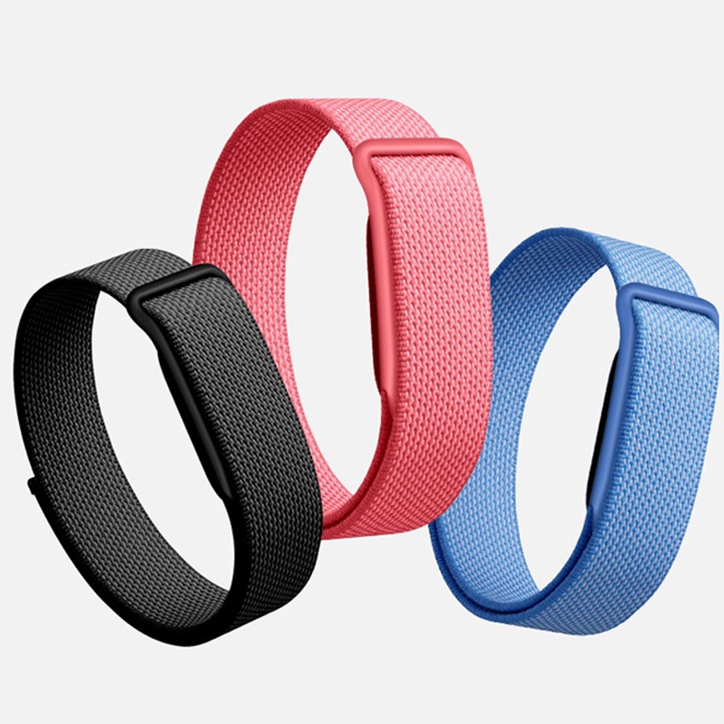 Para google Fitbit Pulseira De Ar Náilon Loop Cinta Substituição Acessórios fit bit smartwatch