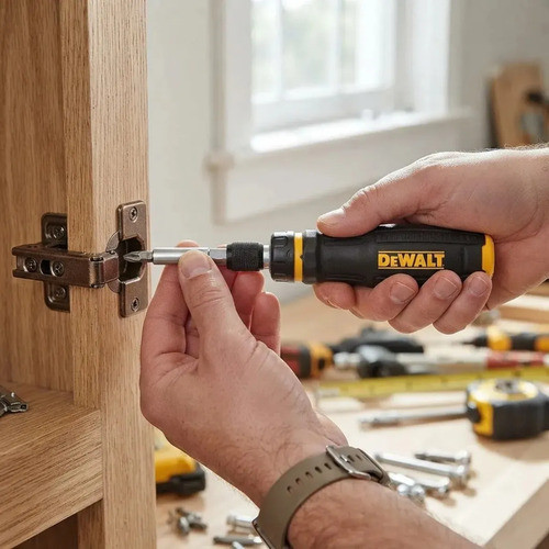 Chave Catraca Multi-Bit Telescópica 10 Peças com Bits MAX FIT