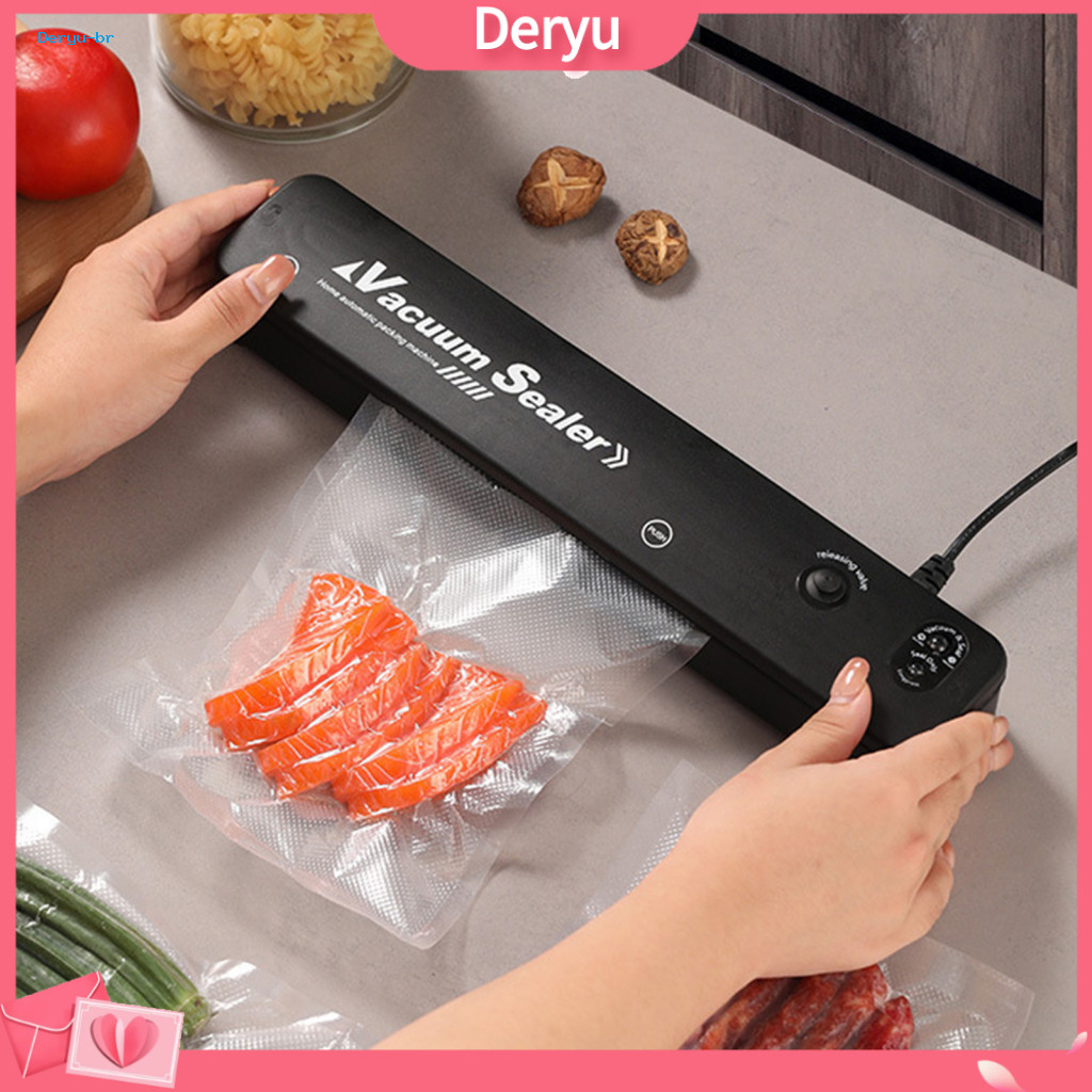 Kitchen Bag Sealer Energy-saving Automatic Food Vacuum Machine Quick Compact Abs Sealing System for Fresh Preservation a