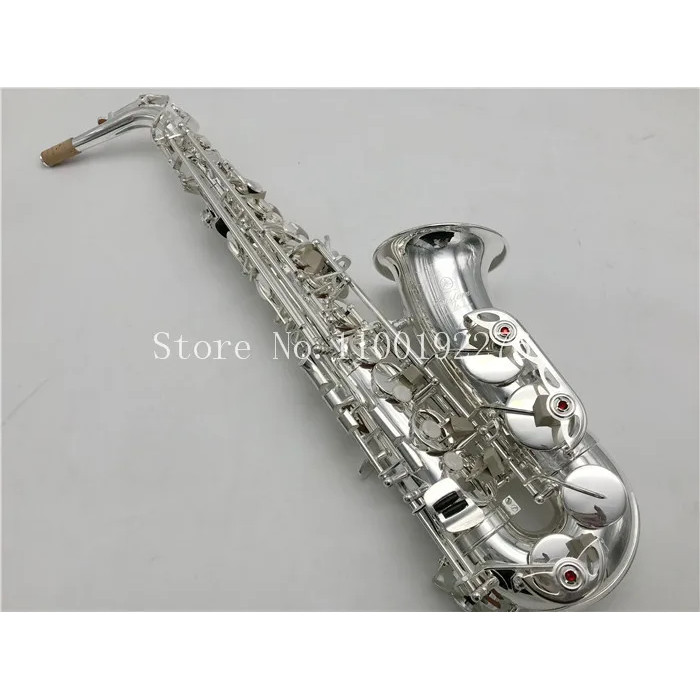 Nova Chegada YAS-82Z Alta Qualidade Alto Eb Saxofone Sax Prata Desempenho Instrumento Musical Com Caso Acessórios