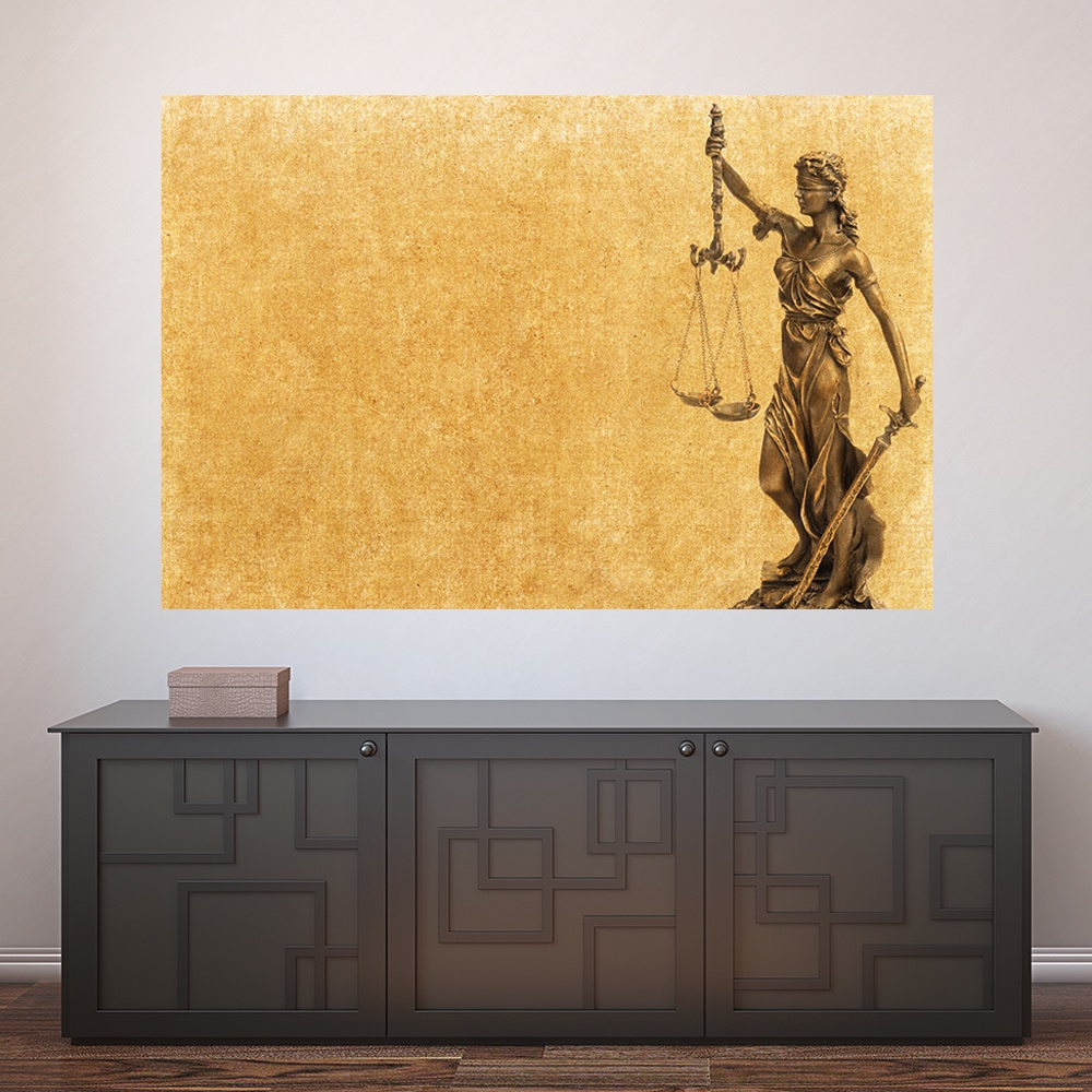 Painel Adesivo Decorativo de Parede Direito Advogado Advogada Advocacia Profissões Sala Escritório - 781pn