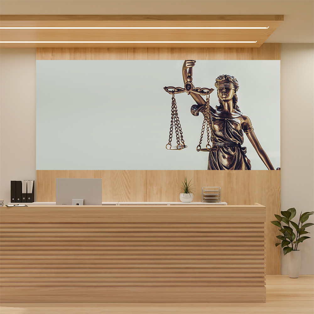 Painel Adesivo Decorativo Direito Advocacia Profissões Advogado Advogada Escritório