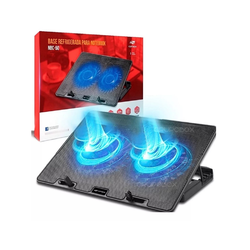 Base Suporte Notebook C3TECH Nbc-50bk