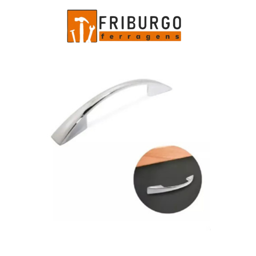 Kit com 2 UND Puxador galla para armários, guarda roupas e gavetas feito de ferro