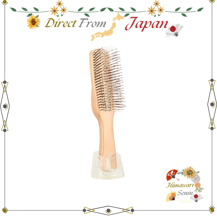 S HEART S Long Scalp Brush Pink Gold Beauty Book Hair Care【 Direct from Japan 】