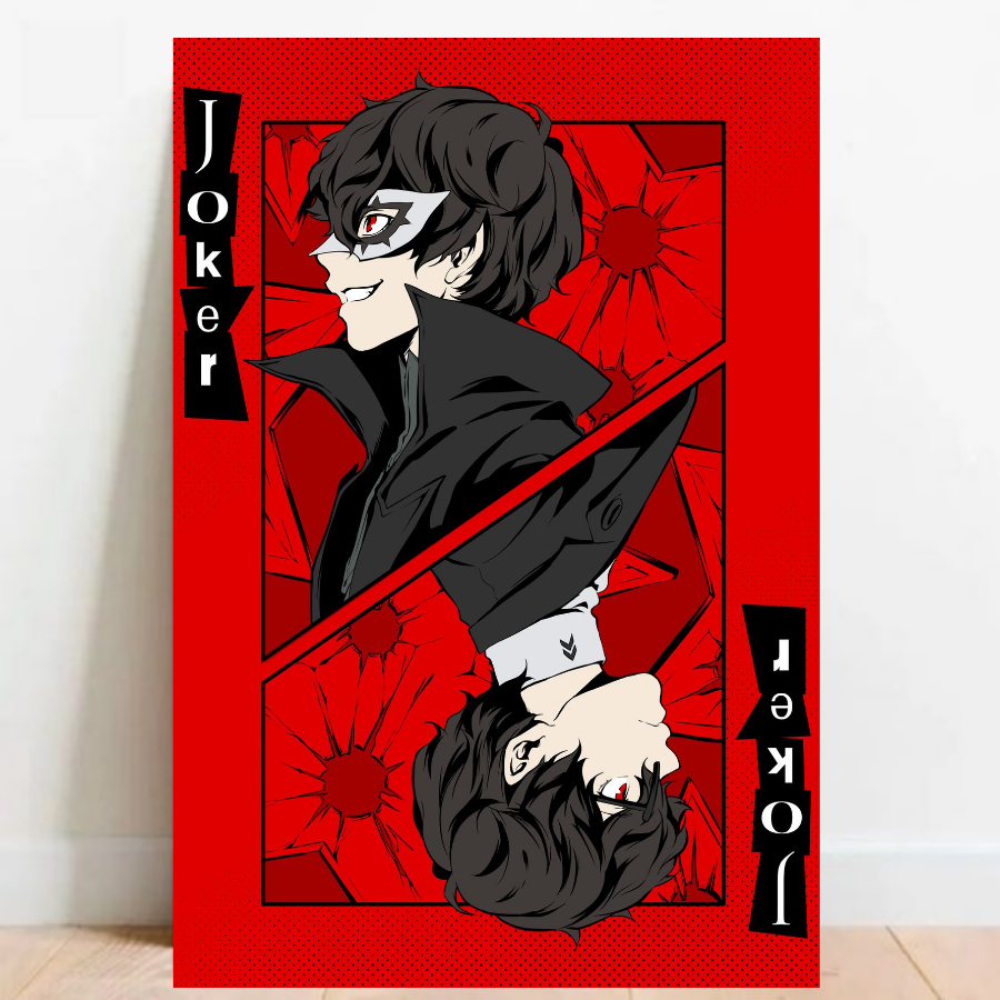 Quadro Placa decorativa Geek Gamer Persona 5 ação video games Arte Poster A2 019