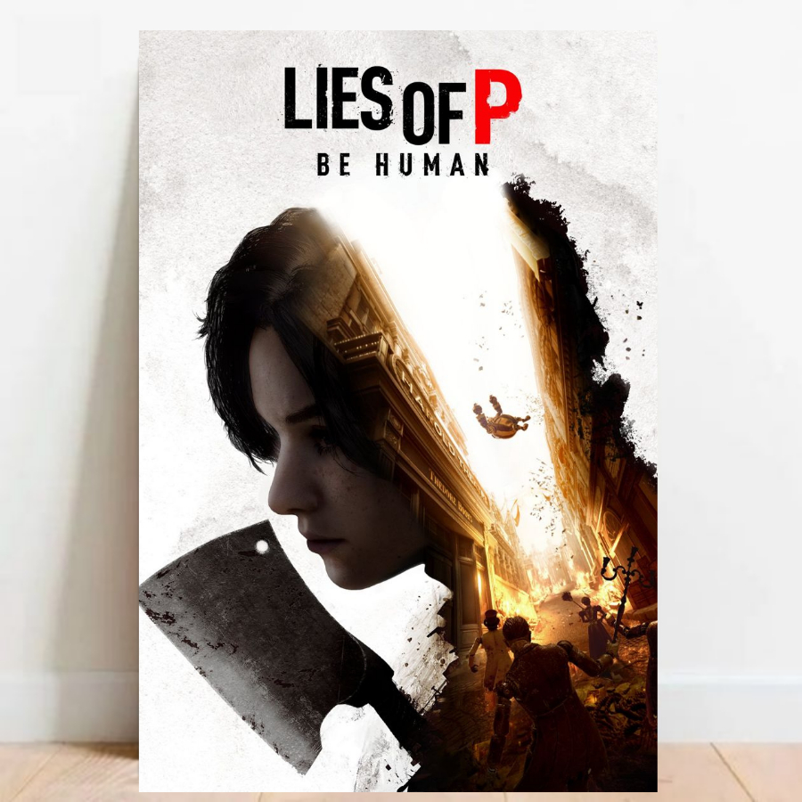Quadro Placa decorativa Geek Gamer Lies of P RPG de ação video games Arte Poster A2 08