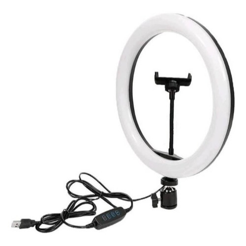 Ring Light LED Profissional MLG-080 10” Polegadas com Suporte para Celular