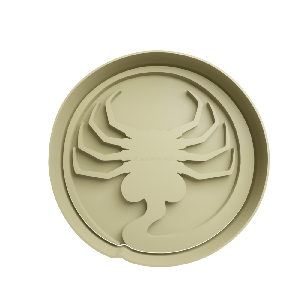 Cortador De Biscoito Facehugger 3 - Alien