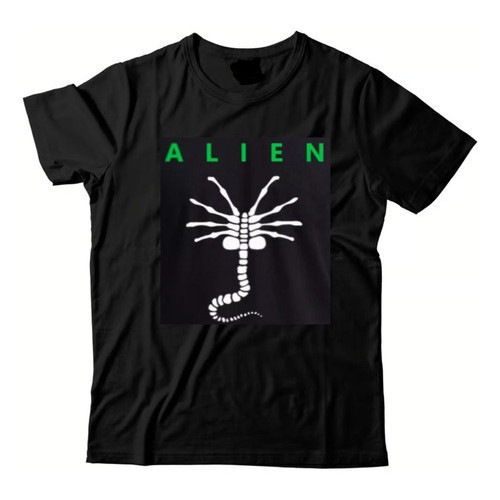 Filme Alien Xenomorfo Facehugger Camiseta Unissex