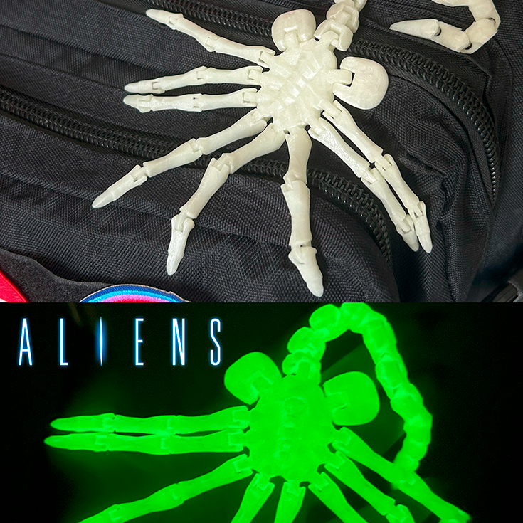 Facehugger Aliens Alien Earth Articulado 3D