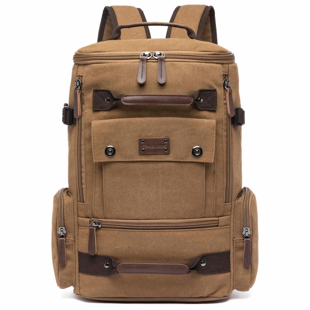 Mochila Bolsa Lona Executiva Trabalho Faculdade Viagem Notebook Reforçada Masculina