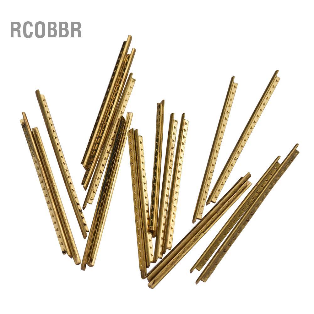 Rcobbr Rcobbr SIUKE 19pcs 2.2MM Latão Guitar Fret Wire Fretwires para trastes clássicos de escala