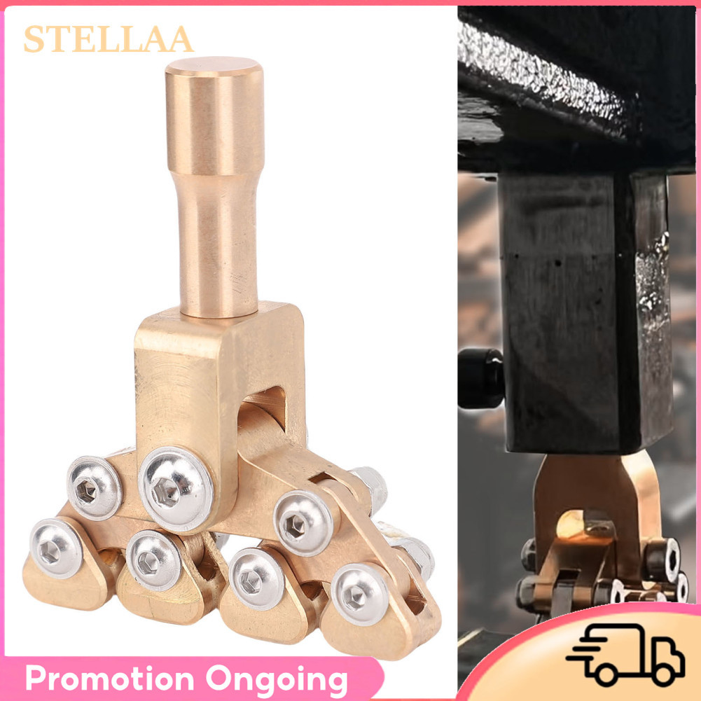 stellaa-br Diydeg Instrumento Elétrico Traste Press Autoadesivo Metal Guitar Wire Repair Tool Luthier para Radius Board