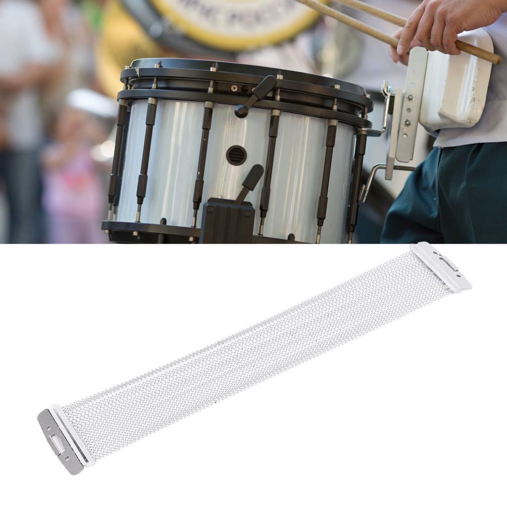 lilystudio.br-SIP-TW Irfora HighQuality Snare Drum Wire Silver RustResistant Strap para práticas de bateria de 12