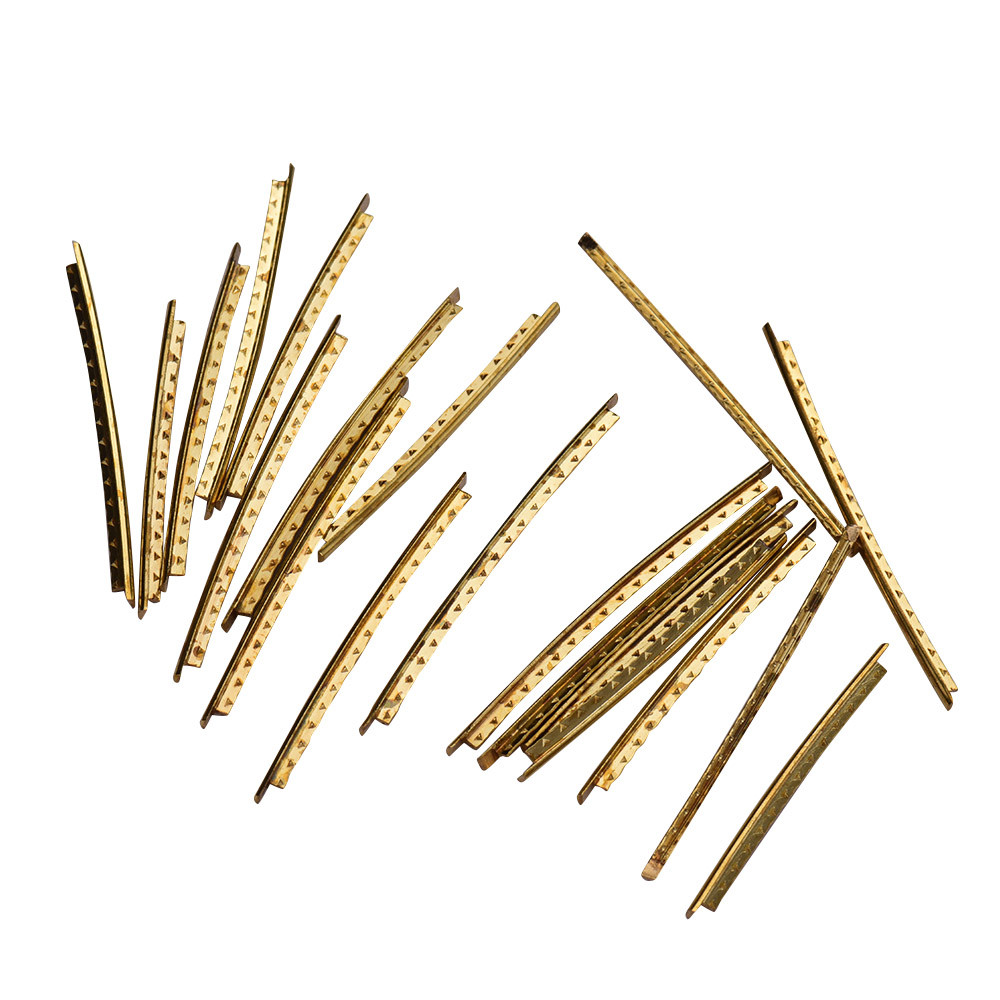 20pcs 2.0MM Latão Guitar Fret Wire Fretwires para Folk Fingerboard
