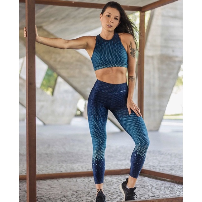 Top Feminino Fitness Fragment Alta Sustentação - Tamanho G