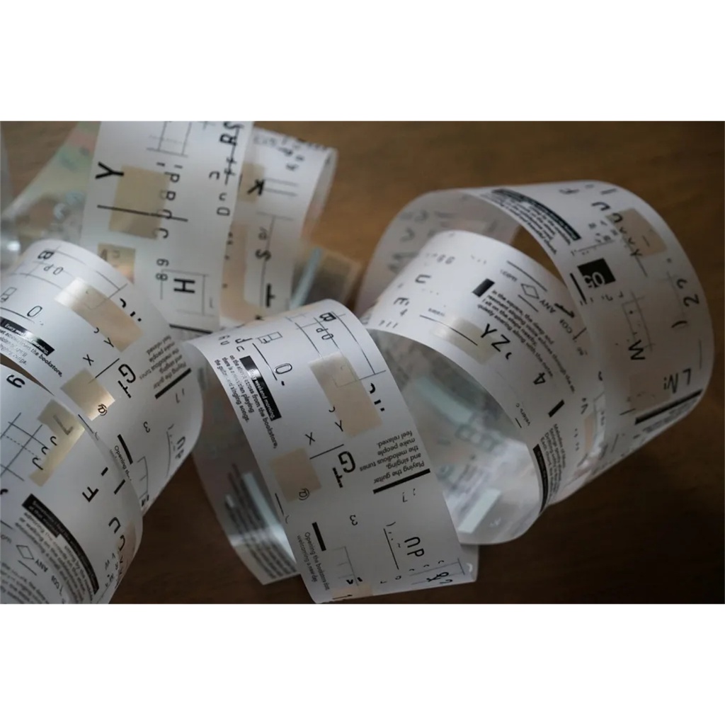 Loop pet tape Lihaopaper - 85 Between the fragments (5cmx1m)