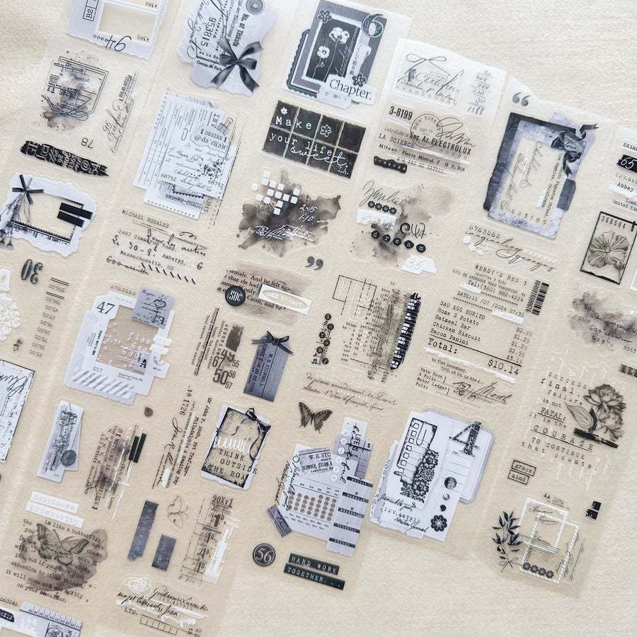 Loop pet tape Journal Pages pre-cut (Crystal destacável - 2m) - Fragment