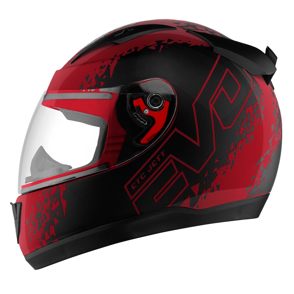 Capacete Integral Fechado Esportivo Lançamento Pro Tork Jet Evo Etceter Fragment com Narigueira