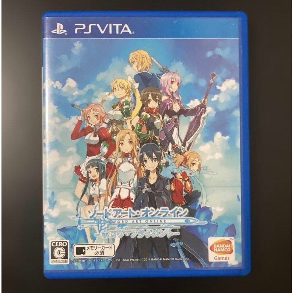 Used Sword Art Online Hollow Fragment PS Vita Japanese Version Authentic Japan