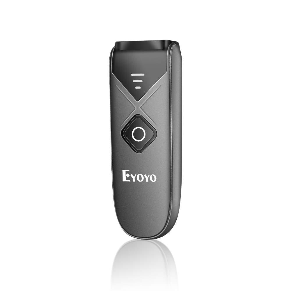 Eyoyo Portátil Mini 1D 2D QR Barcode Scanner 3 Em 1 Via Bluetooth 2.4G Leitor De Digitalização De Código De Barras Sem F