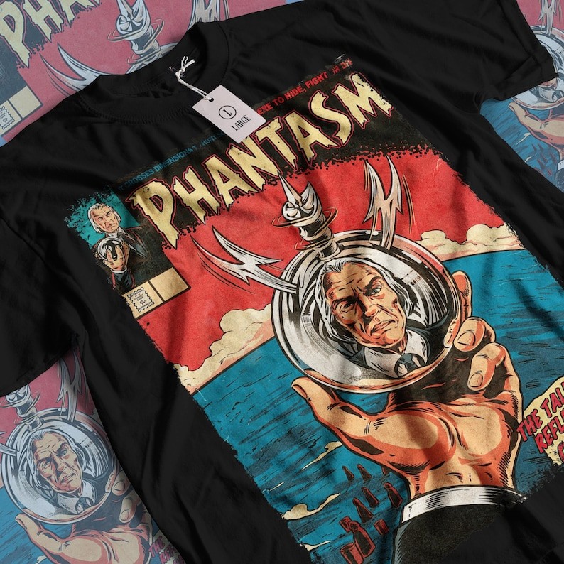 Camiseta Masculina Estampa Phantasm Filme Vintage Horror T-shirt Unissex Streetwear Envio Imediato