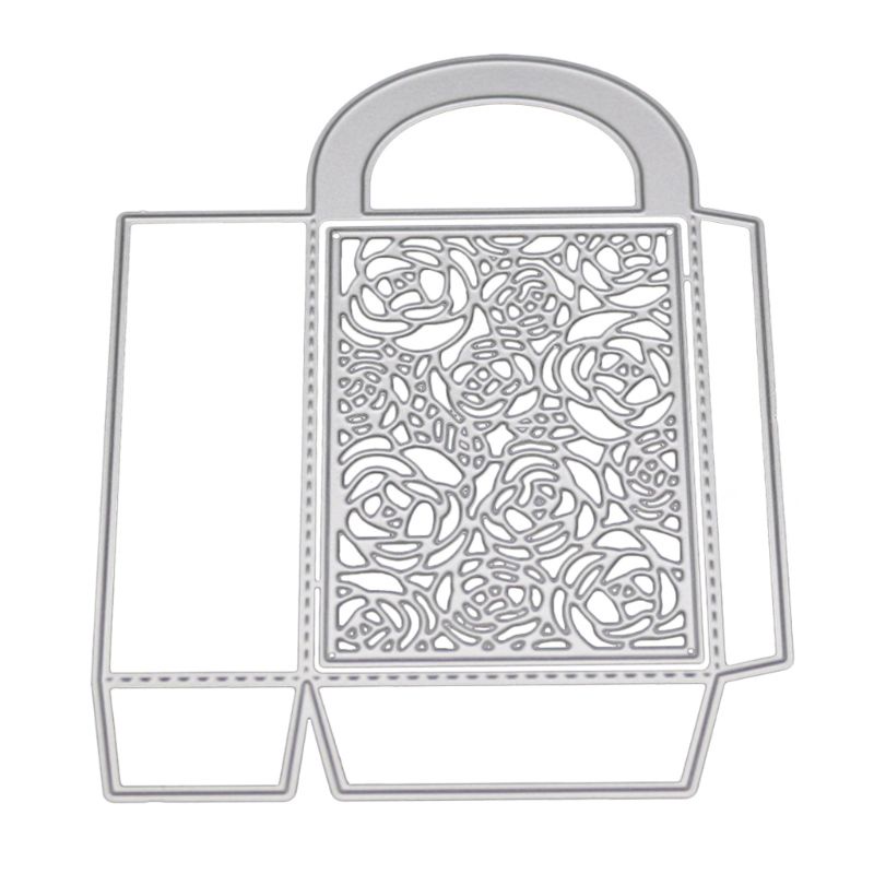 br Caixa Corte Metal Morre Estêncil Álbum Scrapbooking Cartão Selo Embossing Artesanato