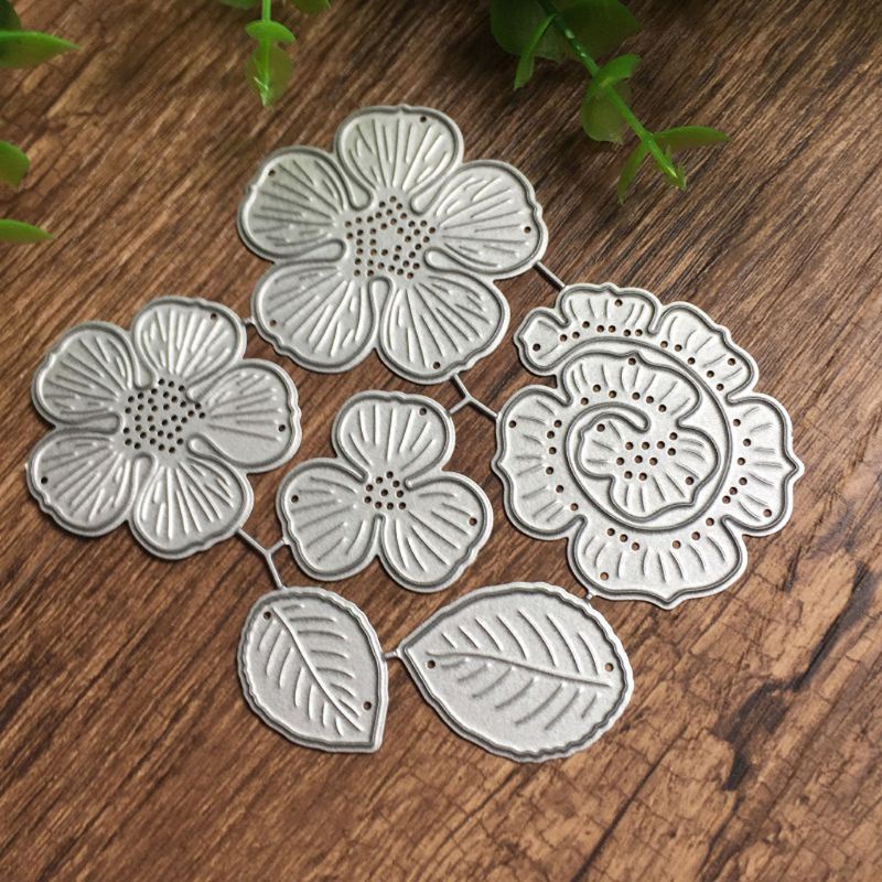 Folha Corte Metal Morre Stencil Álbum Scrapbooking Cartão Selo Embossing Artesanato