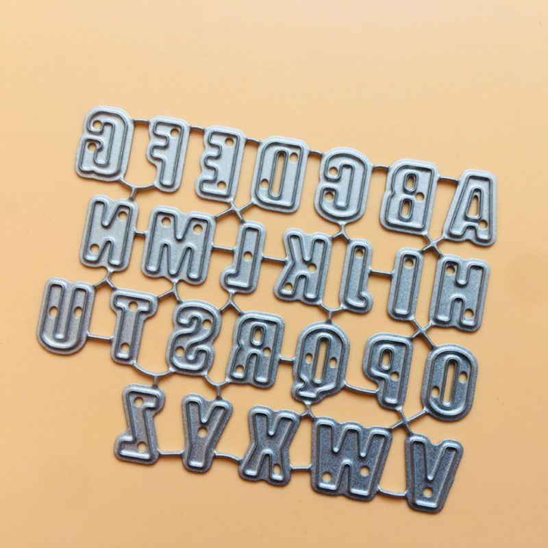 Sss Letra Do Alfabeto Do Metal Corte Morre Estêncil Scrapbooking Álbum Selos Cartão Embossing Decor
