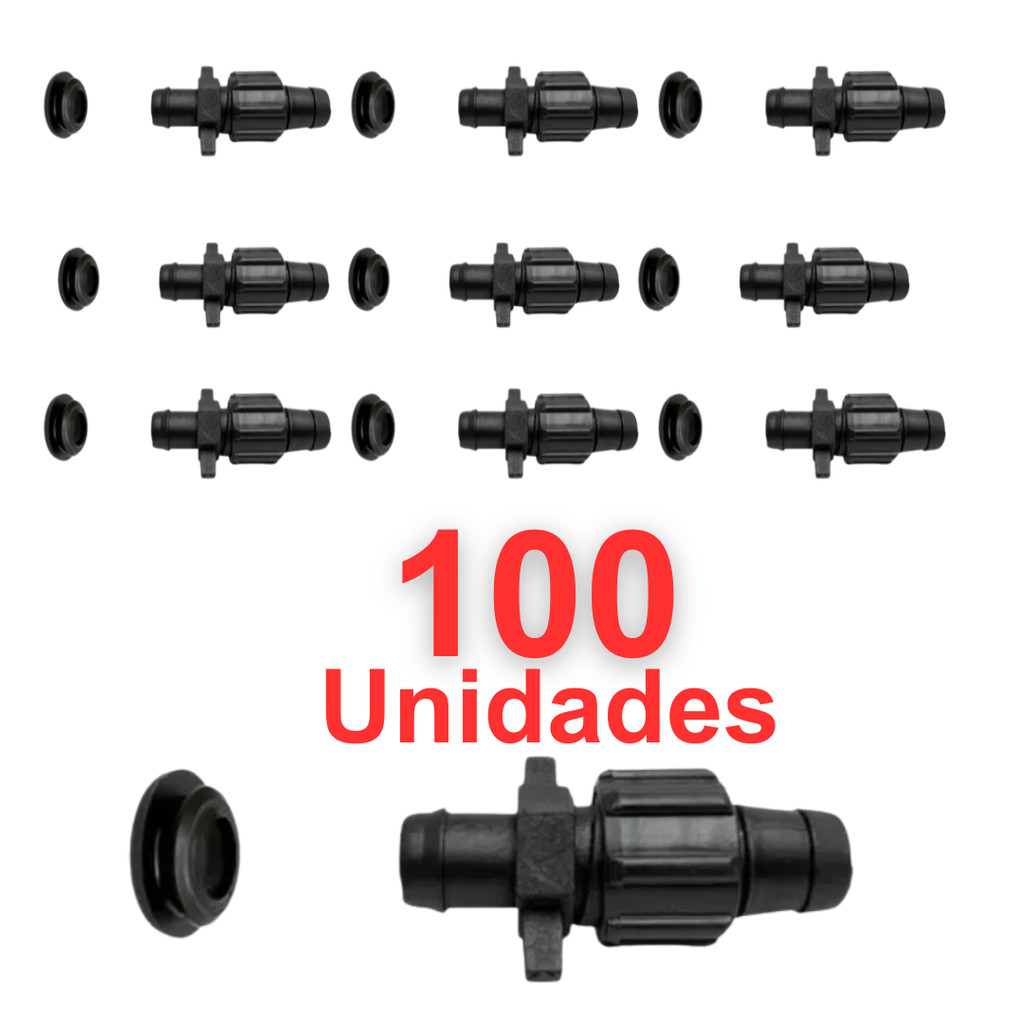 Kit Conector inicial com chula 16mm - 100 Unidades