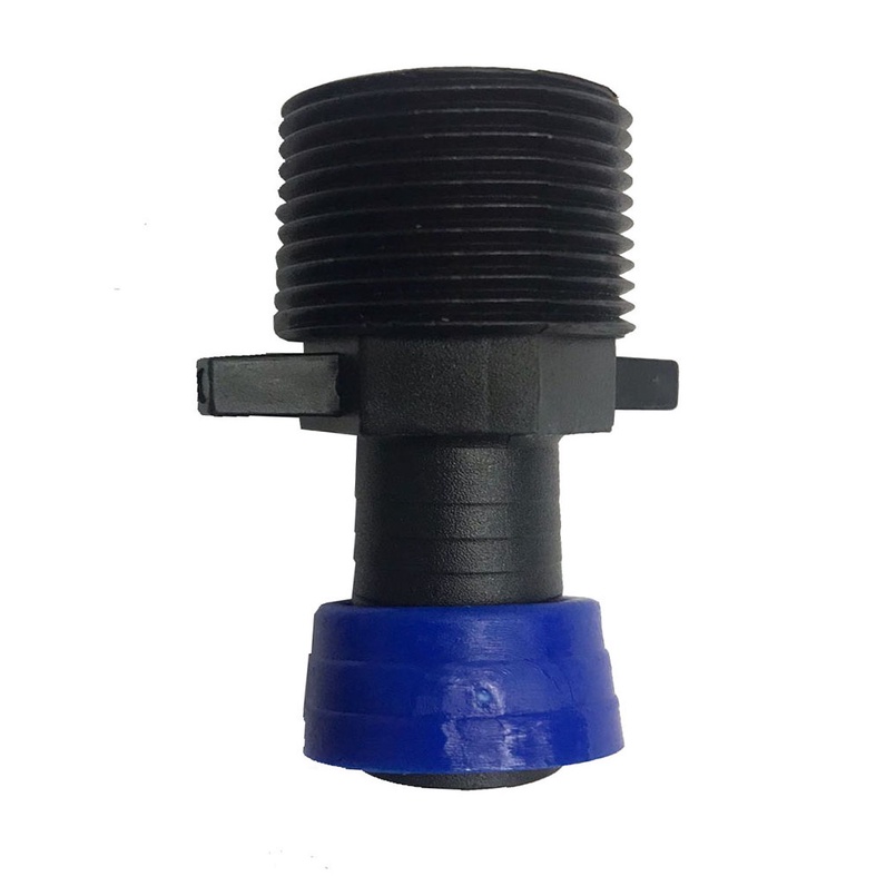 Kit 100 Conector inicial p sistema irrigação 3/4 com rosca