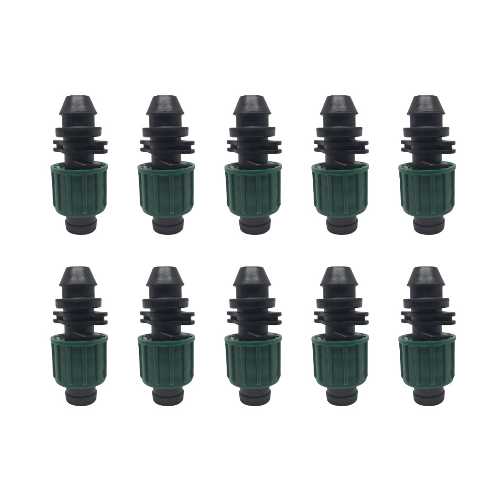 Conector Inicial para Fita Gotejadora X Tubo Pe - kit 10 Unidades