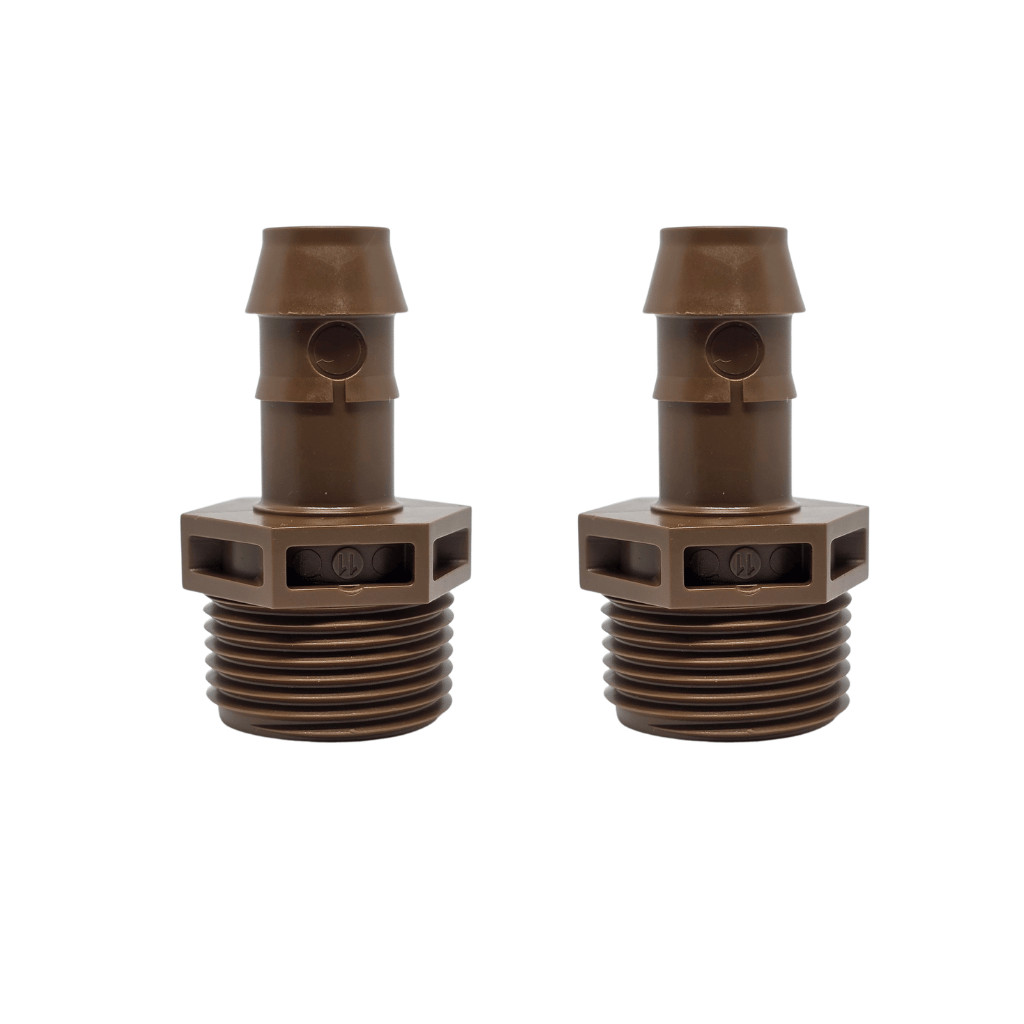 Conector Inicial de 1/2” para Tubo Gotejador de 17mm – Rain Bird - Kit 02 Unidades