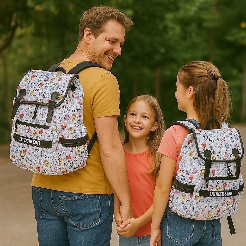 Mochila Costas Trabalho Bolsa Roupa Maquiagem Escola Faculdade Viagem Ursinho