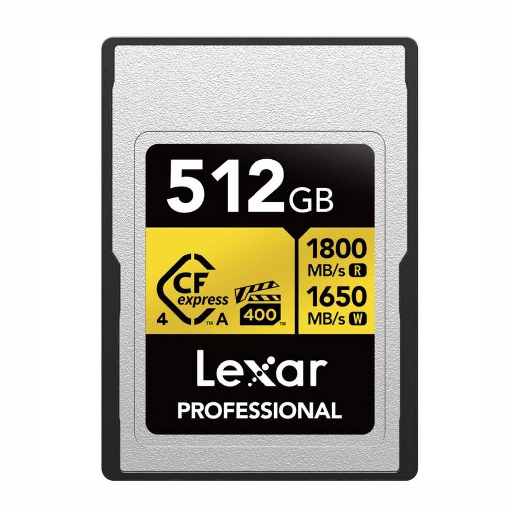 Cartão de Memória 512GB CFexpress 4.0 Tipo A Lexar Professional GOLD