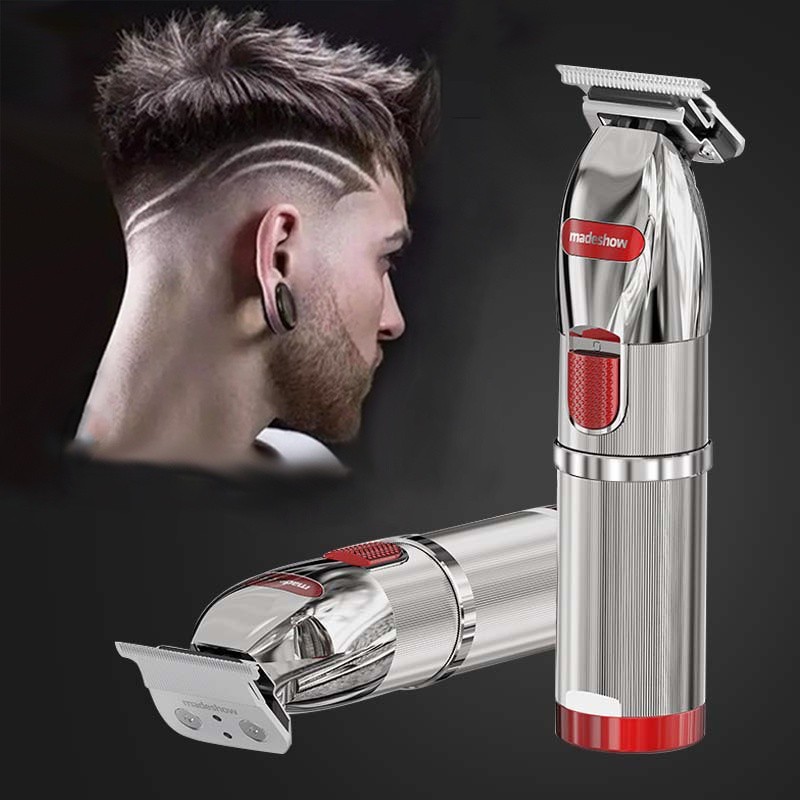 MADESHOW M6 Profissional Acabamento Máquina De Cortar Cabelo Sem Fio Aparador De Para Homens Todo O Metal Corte