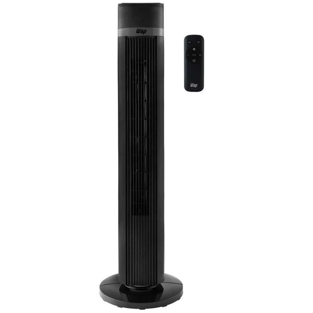 Ventilador Coluna Torre Silencioso WAP AirSilence Coluna Vertical Moderno Ideal Quarto Sala Apto127V