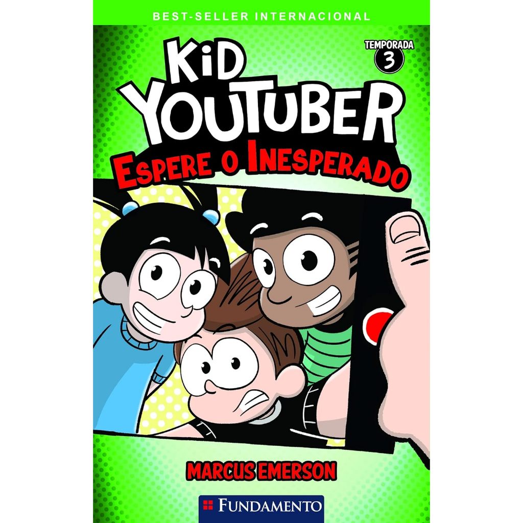 Livro Kid Youtuber 3 - Espere o Inesperado | Capa Comum | Música e Cultura Pop