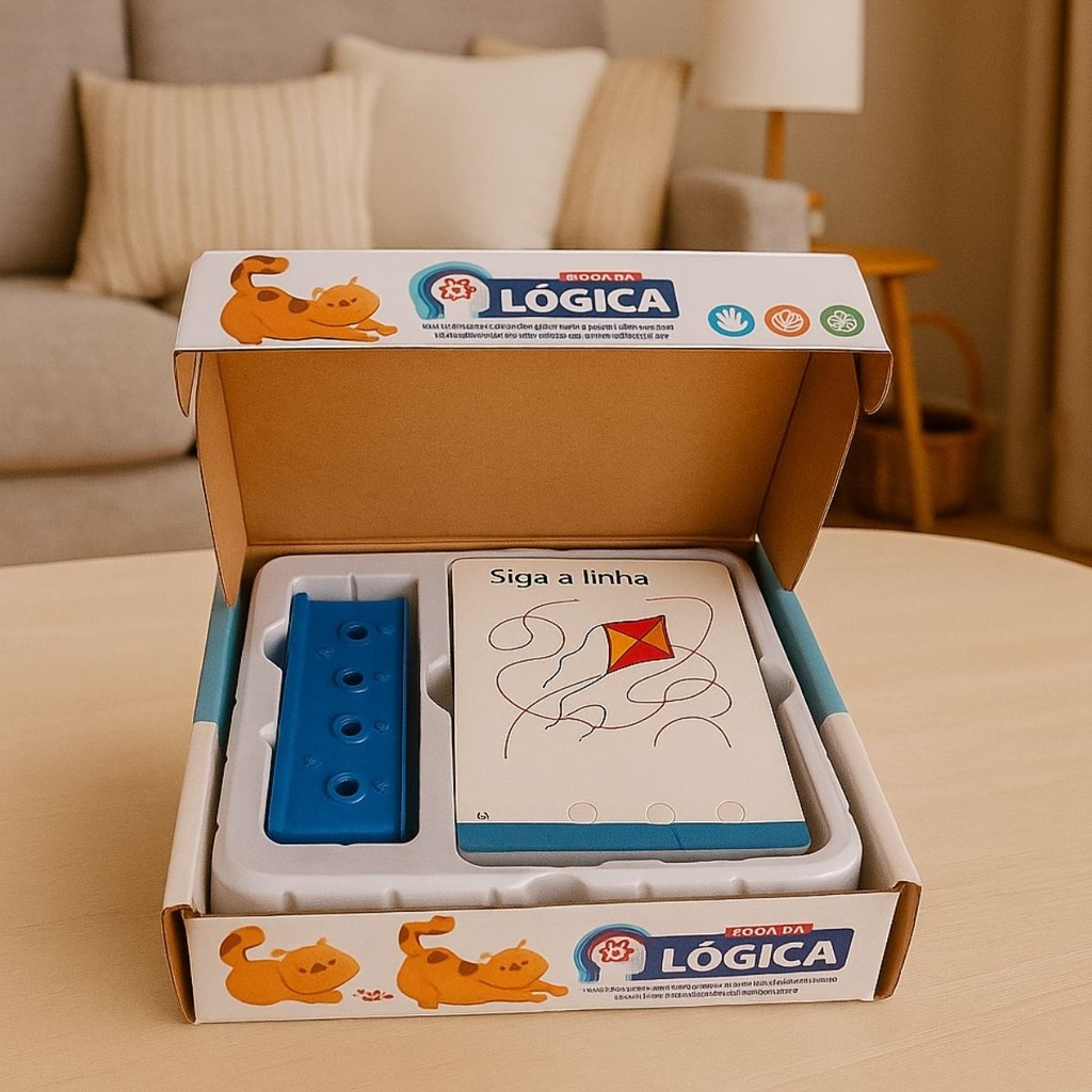 Brinquedo Jogo Da Lógica Infantil Pakitoys Educativo Estimula Raciocínio E Aprendizagem
