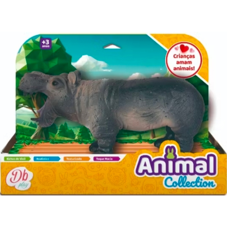 BRINQUEDO INFANTIL HIPOPÓTAMO VINIL 100% ATÓXICO REALISTA PERFEITO PARA ESTIMULAR A IMAGINAÇÃO