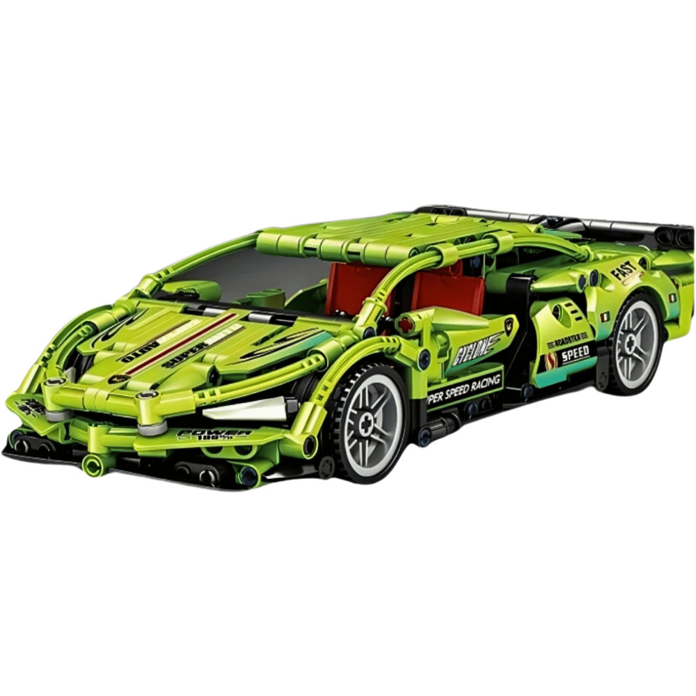 Blocos de Montar Carro Esportivo Supercar - Technique Racing Car 461 Peças - Golden Rio