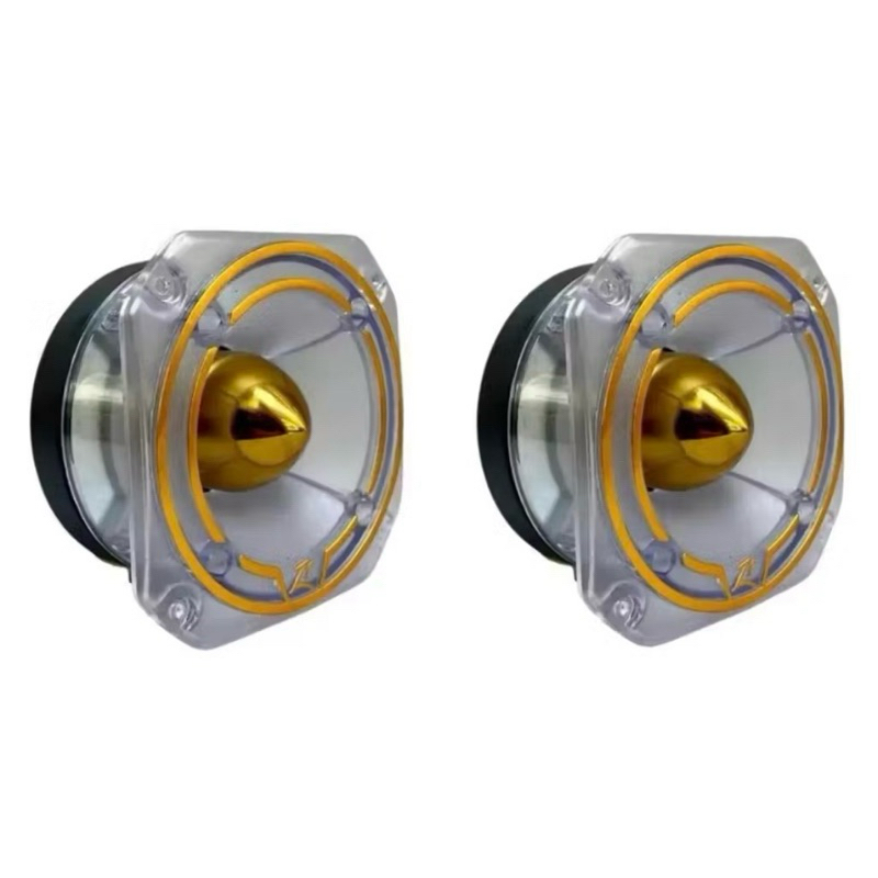Par Tweeter Z1 Stz260 Acrilico/ Dourado Z1 Audio Zetta golden 8 ohms
