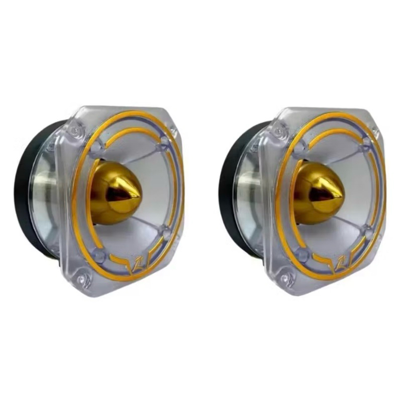 Par Tweeter Z1 Stz260 Acrilico/ Dourado Z1 Audio Zetta golden 8 ohms