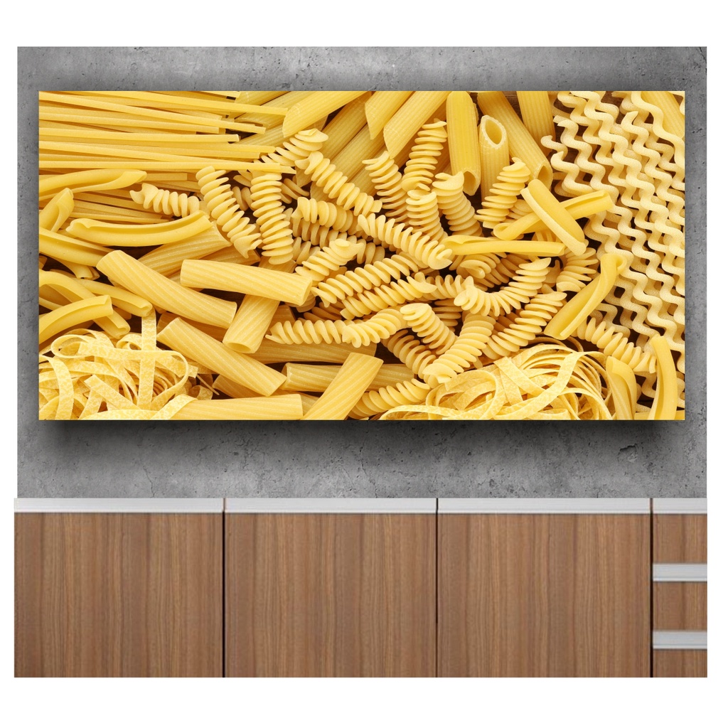 Adesivo Cozinha Comida Macarrão Mercado Decoração S141