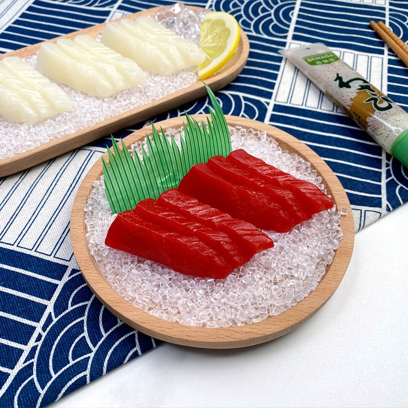 Modelos De Sashimi Artificiais Cozinha Japonesa Fatias De Salmão De Atum Modelo De Comida Festa Em Casa Mercado Exibição