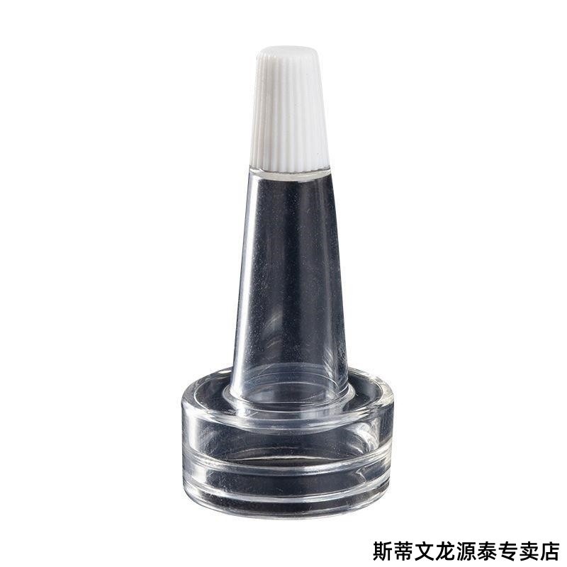 Garrafa conta-gotas garrafa de óleo essencial cola transparente garrafa de vidro produto tubo de borracha cola macia Xil